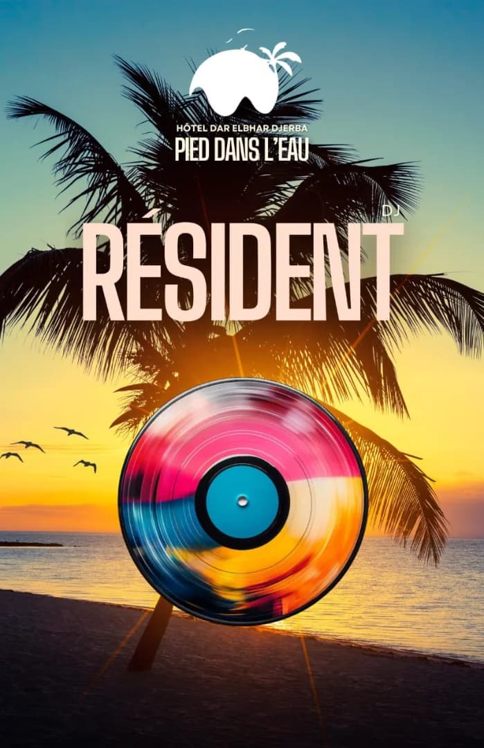 Resident DJ-Abend – Beach Bar Pied Dans L'Eau | Hotel Dar El Bhar Djerba · Dar El Bhar, Djerba
